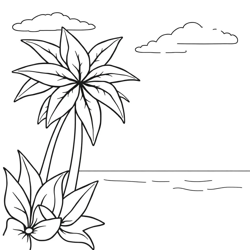 Printable Hawaiian Coloring Pages