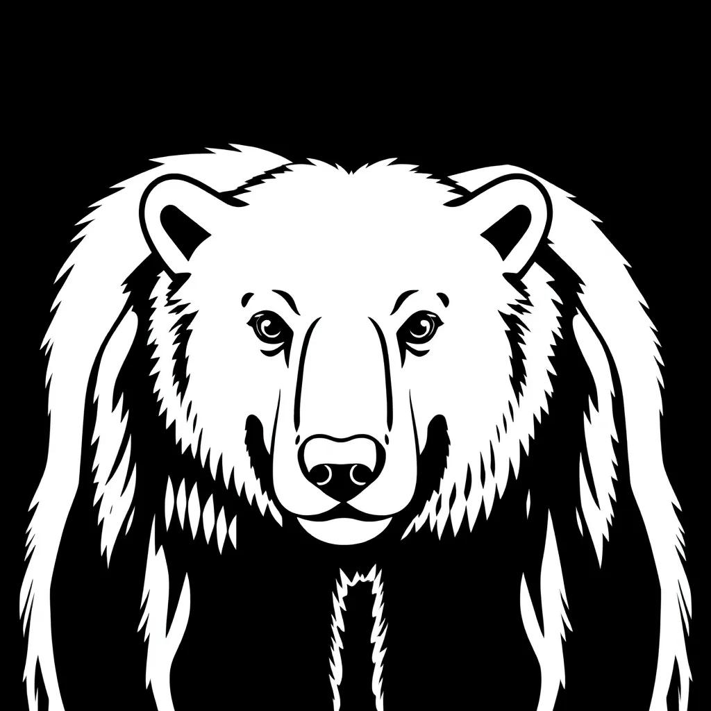 Printable Polar Bear Coloring Pages