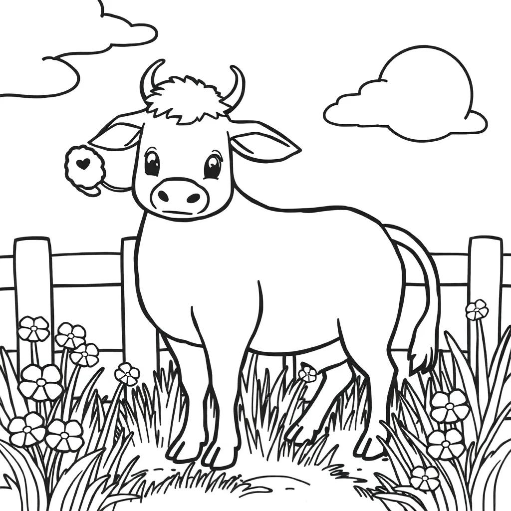 Printable Farm Animal Coloring Pages