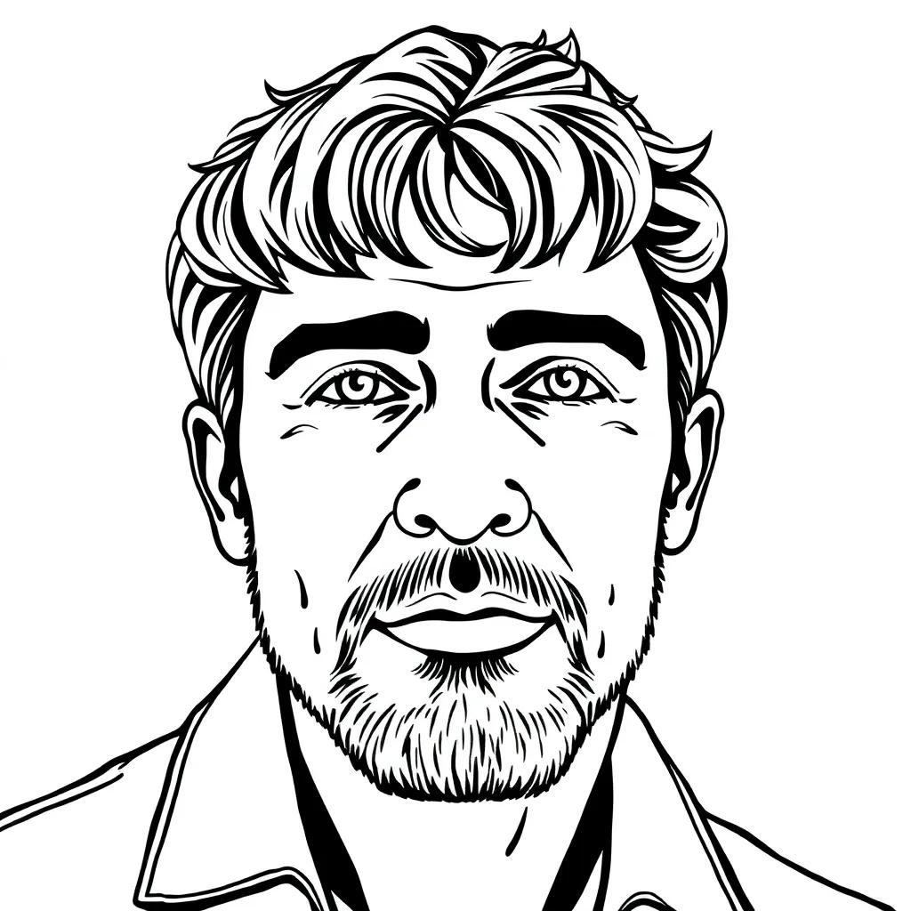 Printable Portrait Coloring Pages