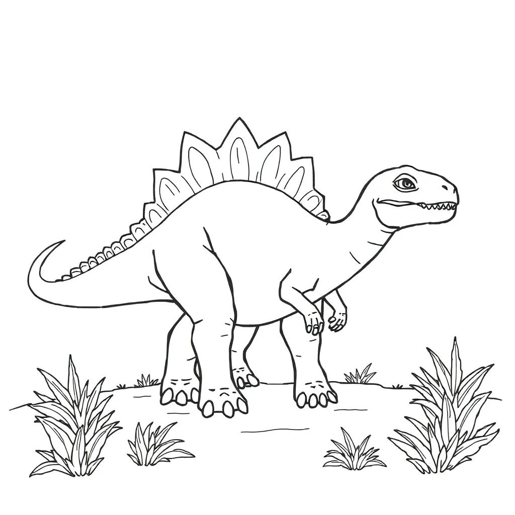 Printable Dinosaur Color Pages