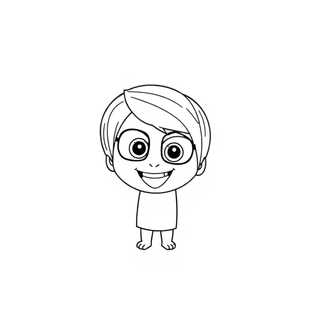 Printable Inside Out Coloring Pages