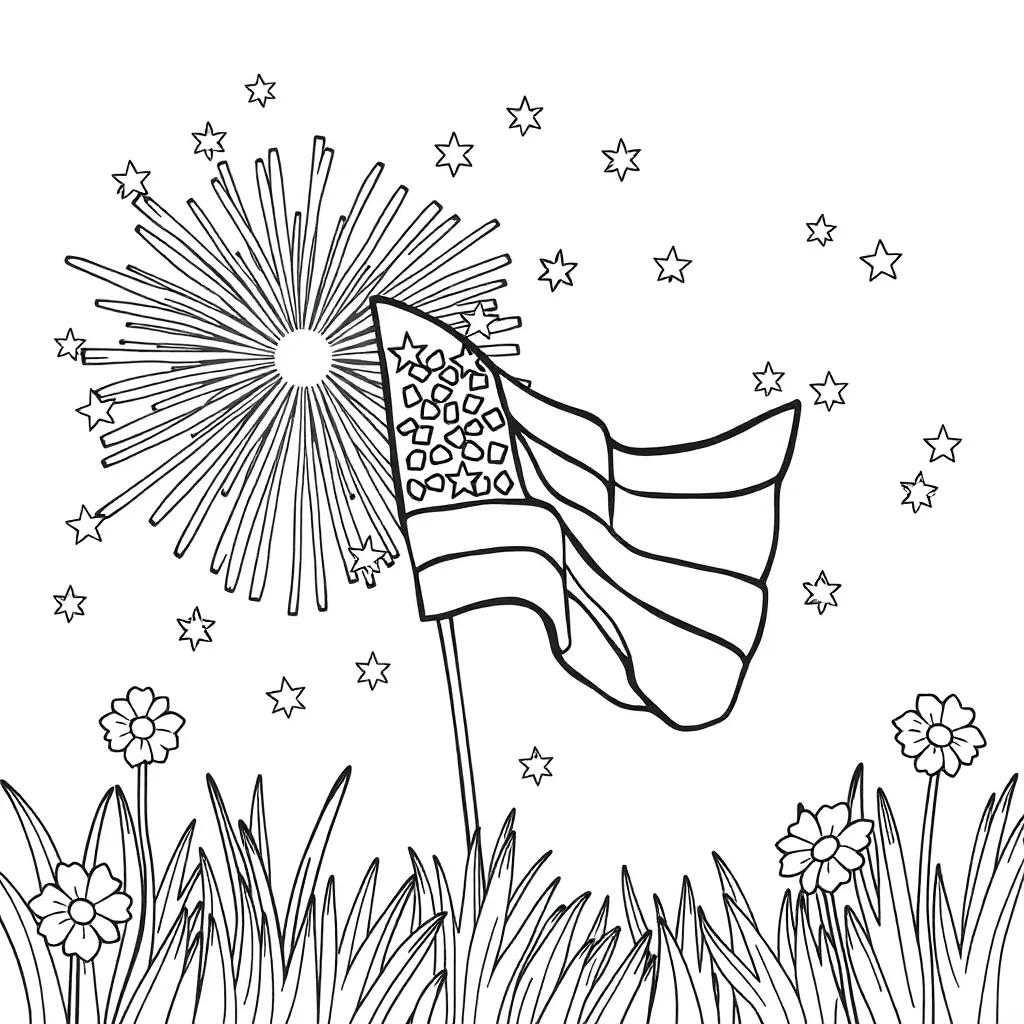 Printable 4th Of July Color Pages