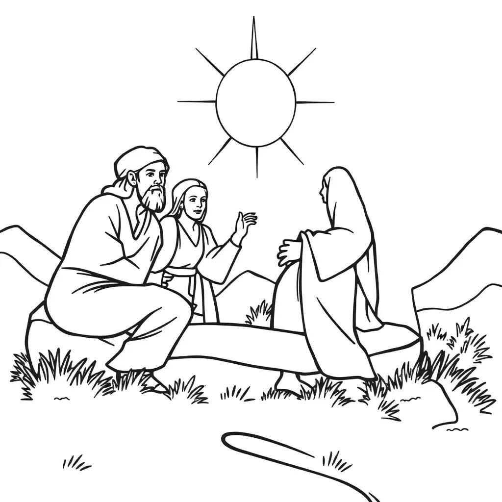 Printable Biblical Coloring Pages