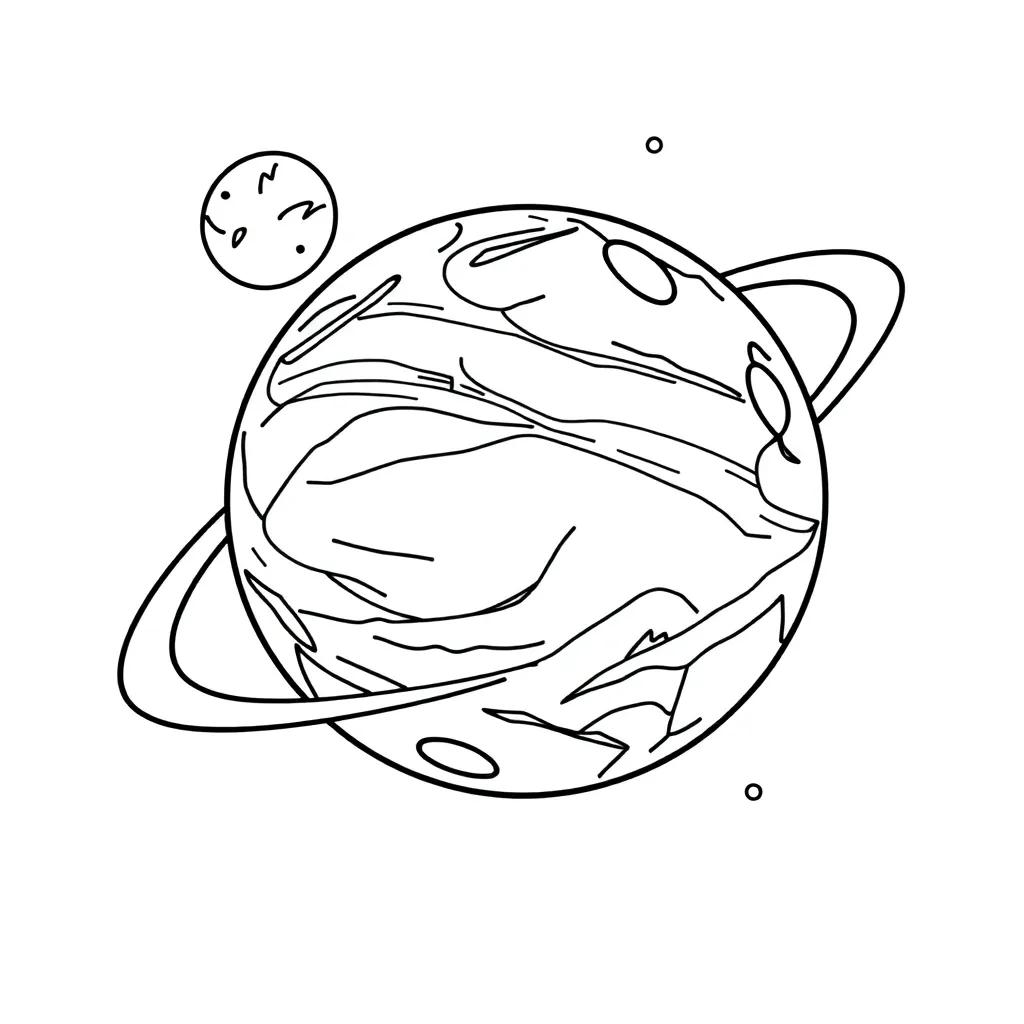 Printable Planet Coloring Pages