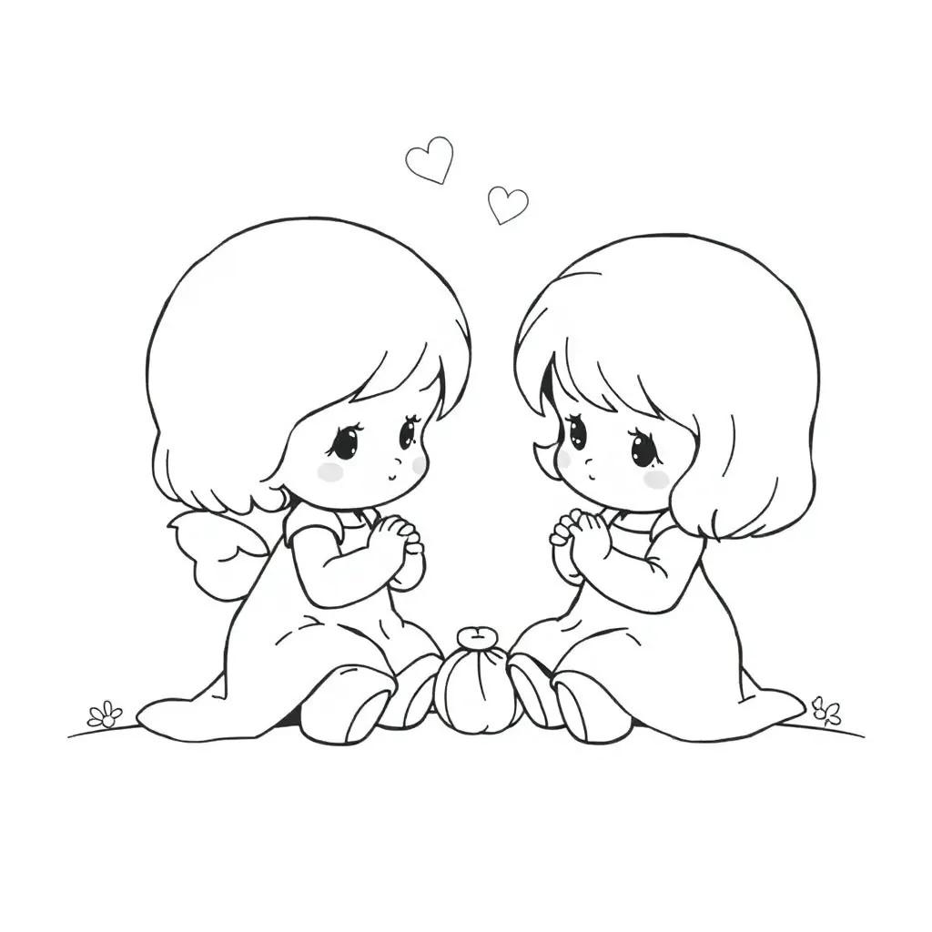 Printable Precious Moments Coloring Pages