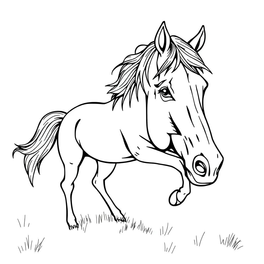 Printable Coloring Pages Horse