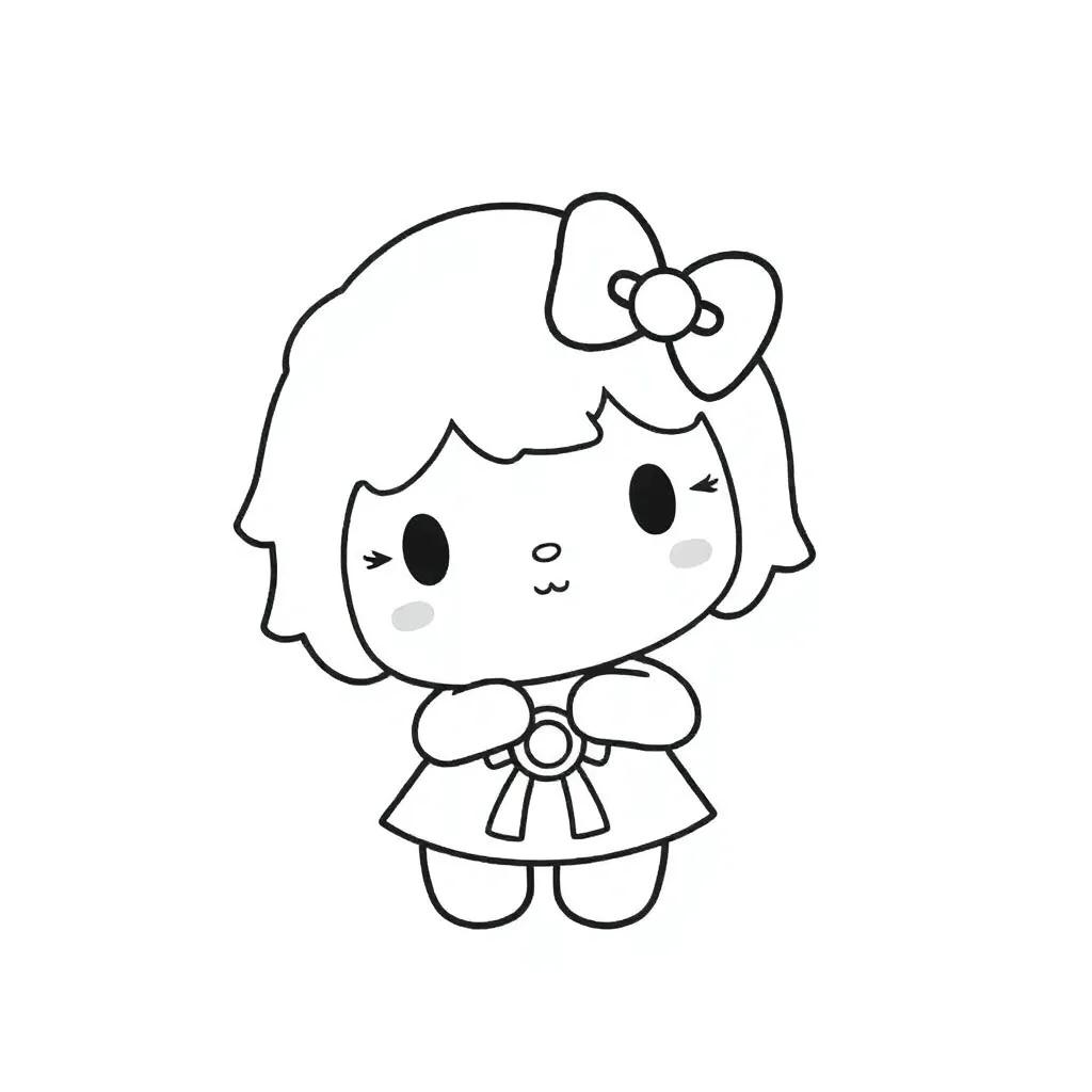 Printable Sanrio Characters Coloring Pages