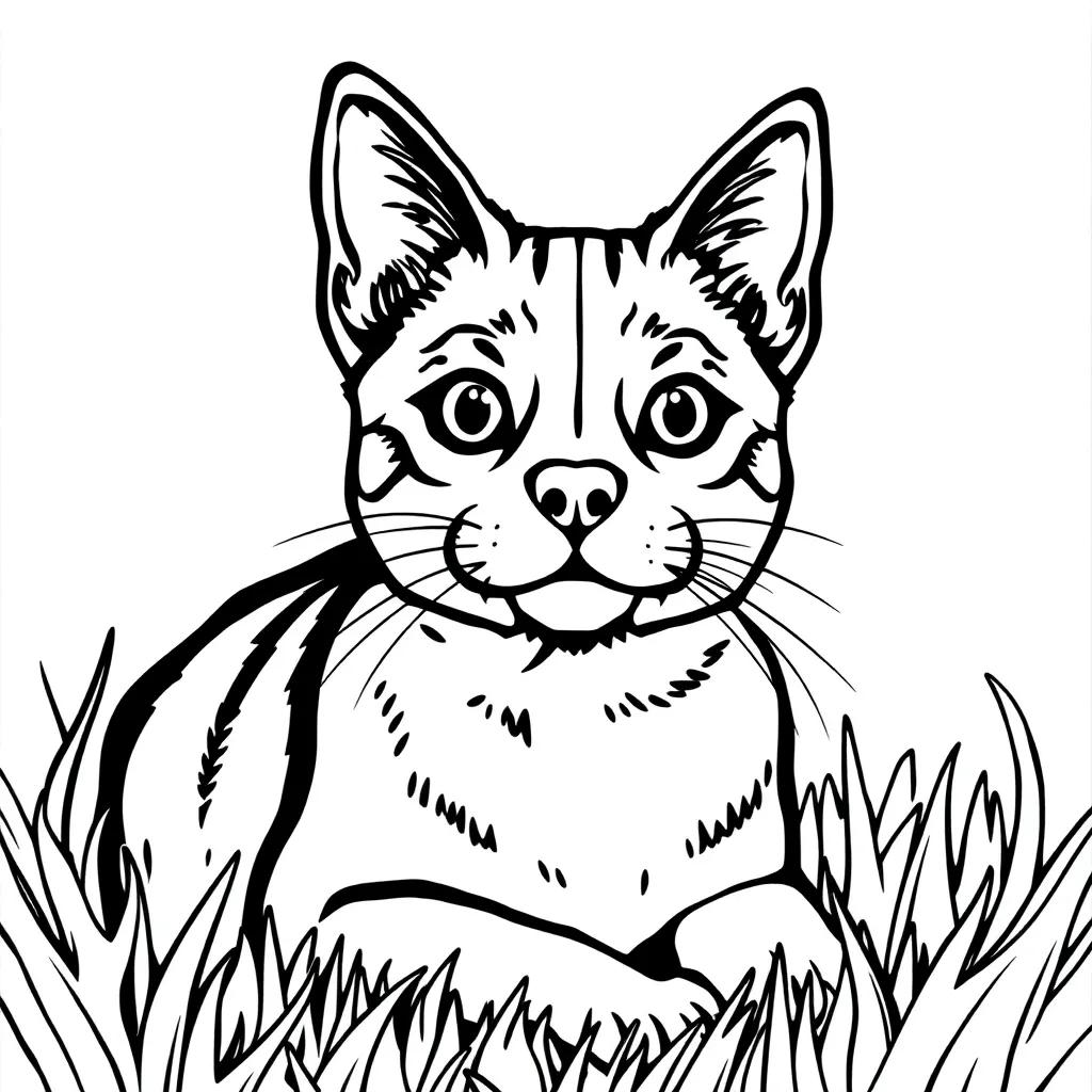 Printable Dog And Cat Coloring Pages