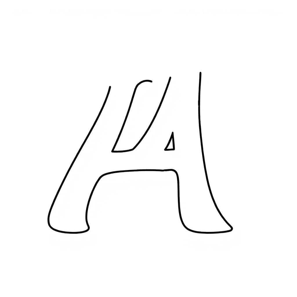 Printable Letter A Coloring Pages