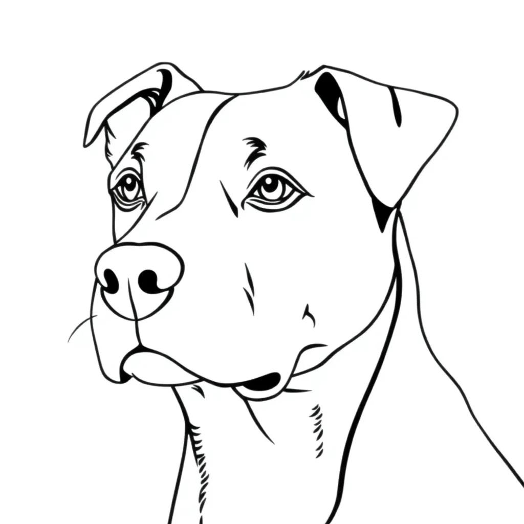 Realistic Coloring Pages Of Dogs