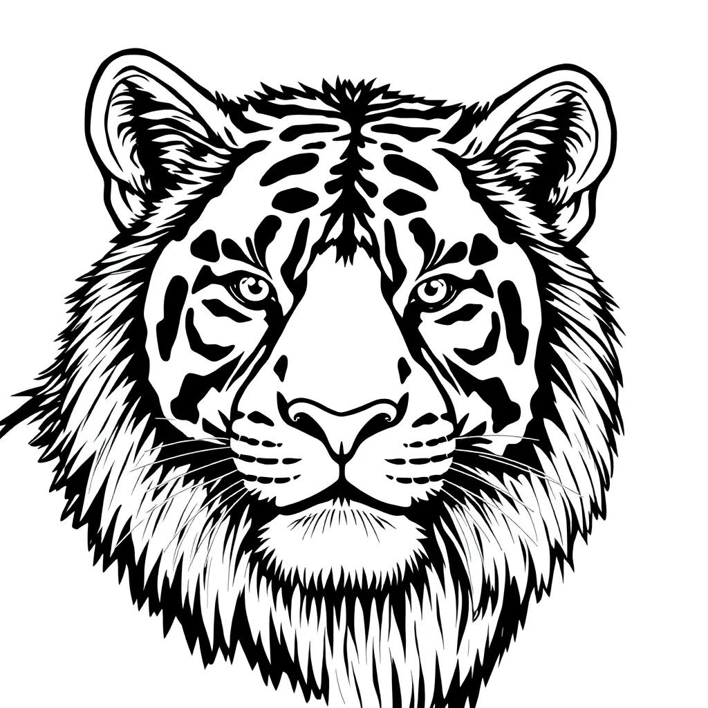 Realistic Animal Coloring Pages For Adults