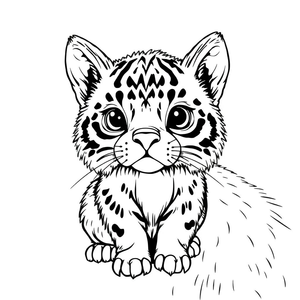 Realistic Cute Animal Coloring Pages
