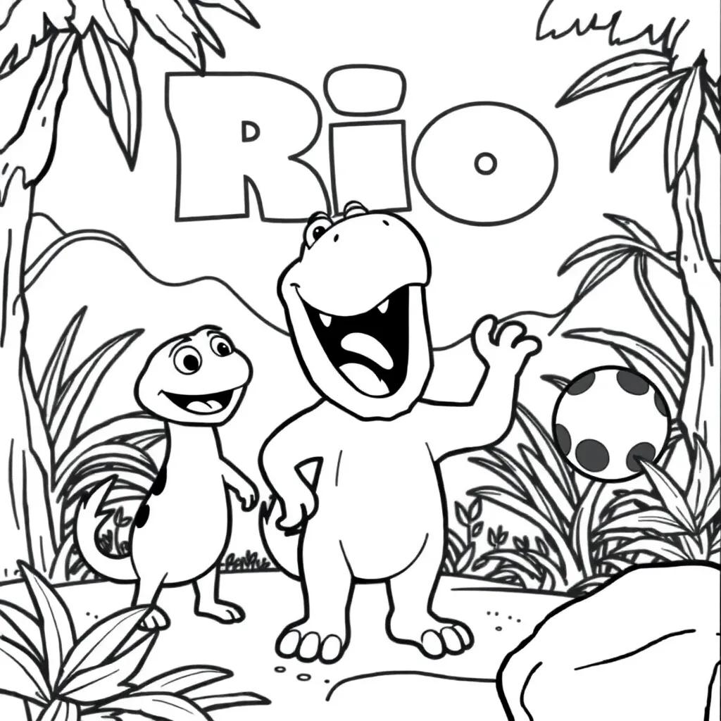 Rio Movie Coloring Pages