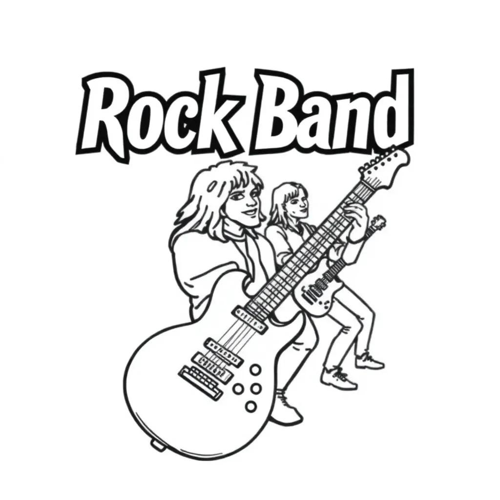 Rock Band Coloring Pages