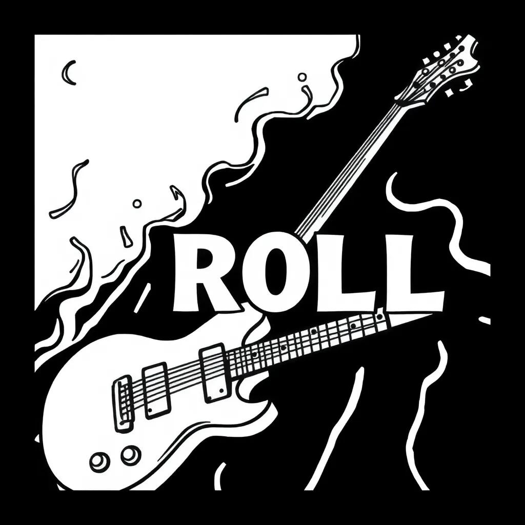 Rock And Roll Coloring Pages