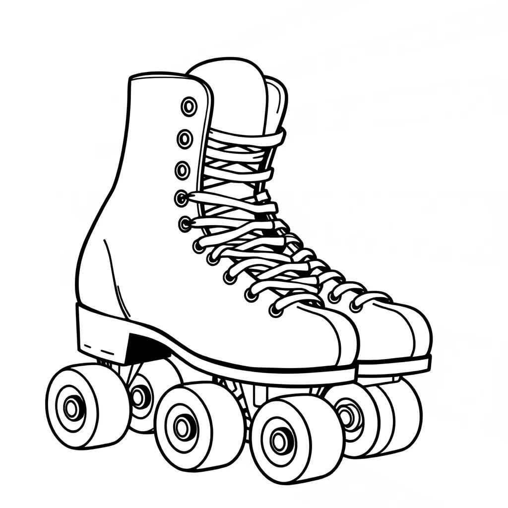 Roller Skates Coloring Pages