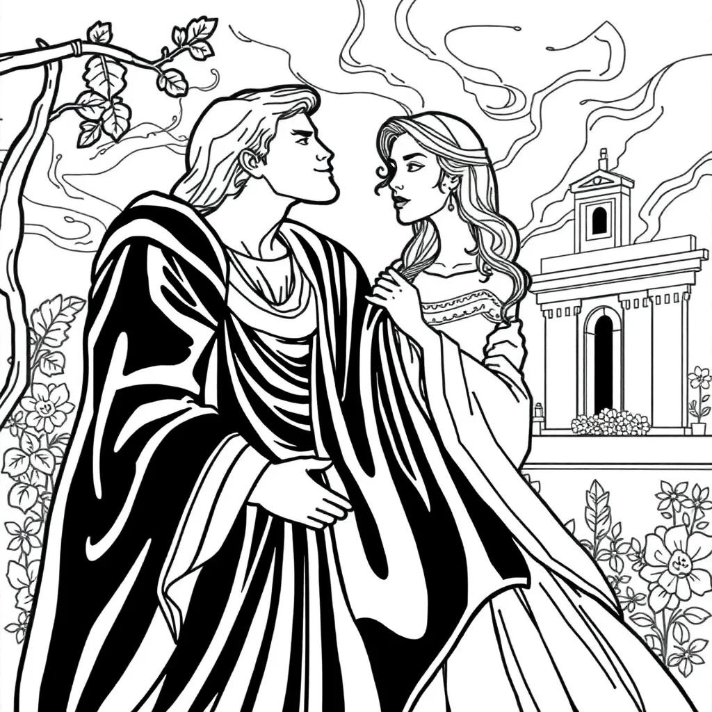 Romeo And Juliet Coloring Pages