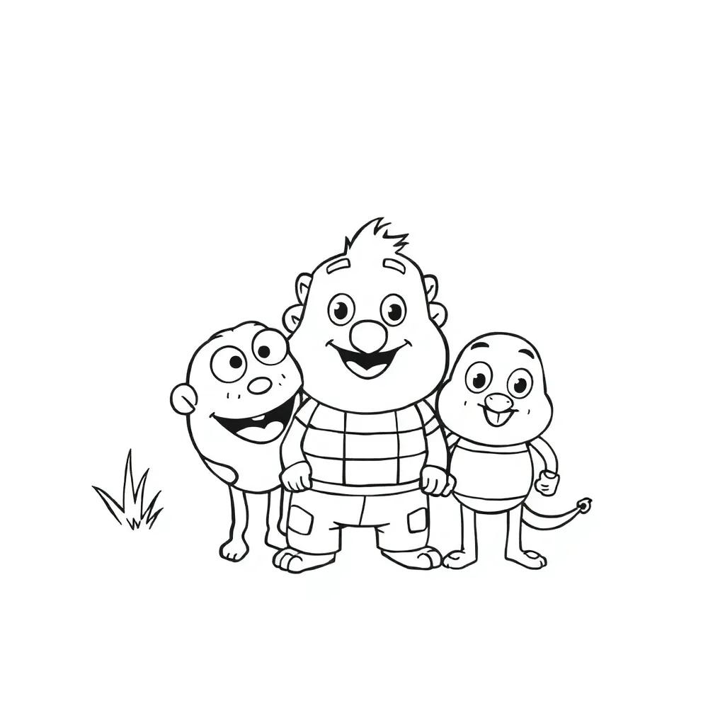 Rubble And Crew Coloring Page