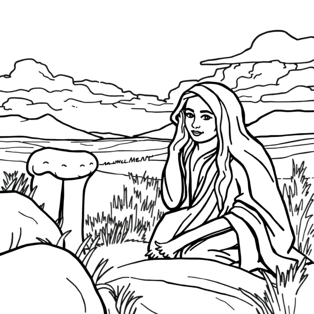 Ruth Bible Coloring Pages