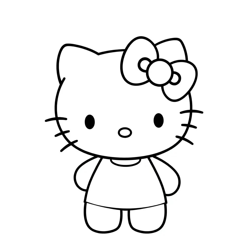 Sanrio Free Hello Kitty Coloring Pages