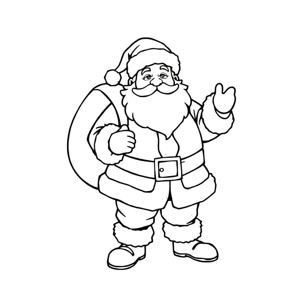 Santa Claus Free Coloring Pages