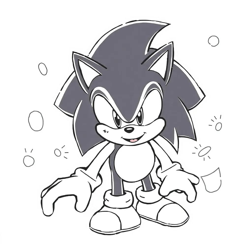 Scary Sonic Coloring Pages Scary Sonic Coloring Pages