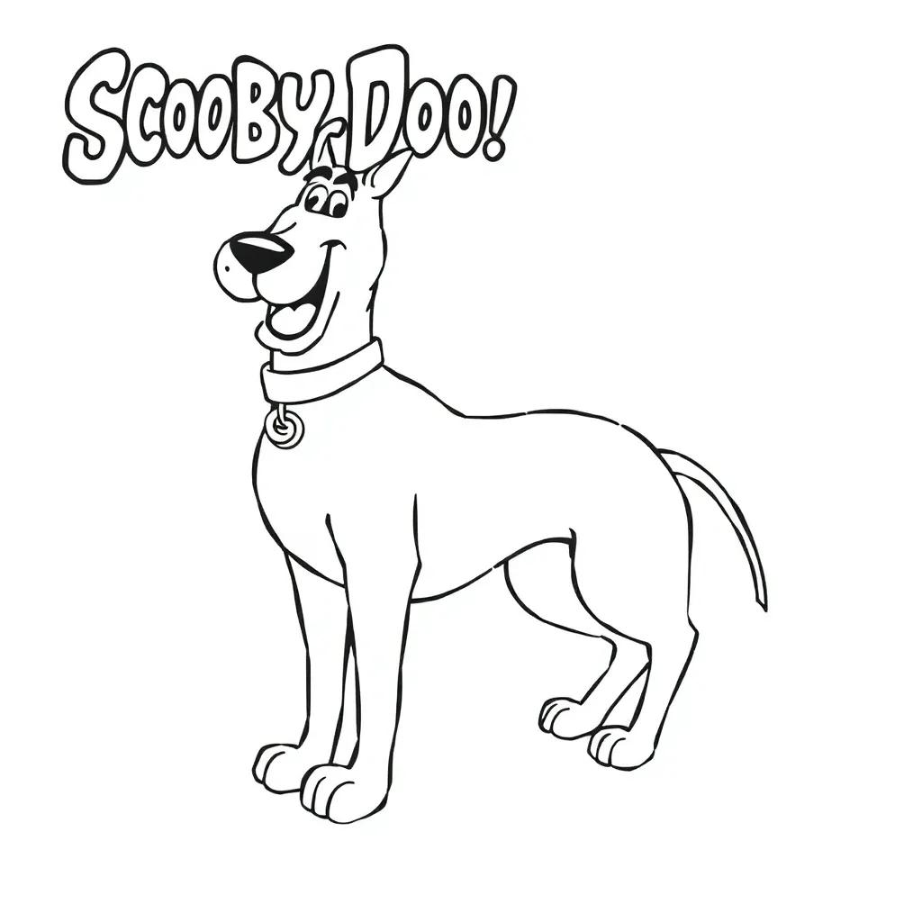 Scooby Doo Color Pages Free