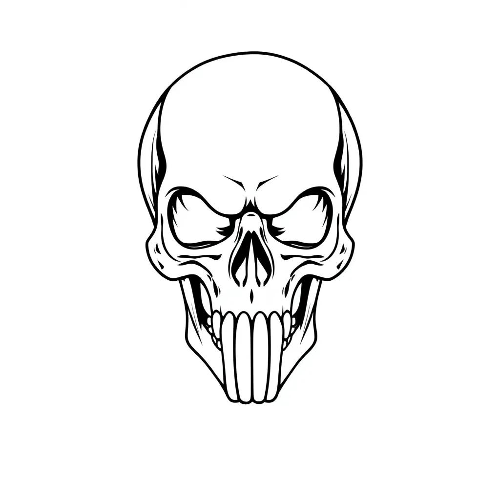 Skull Printable Coloring Pages Skull Printable Coloring Pages