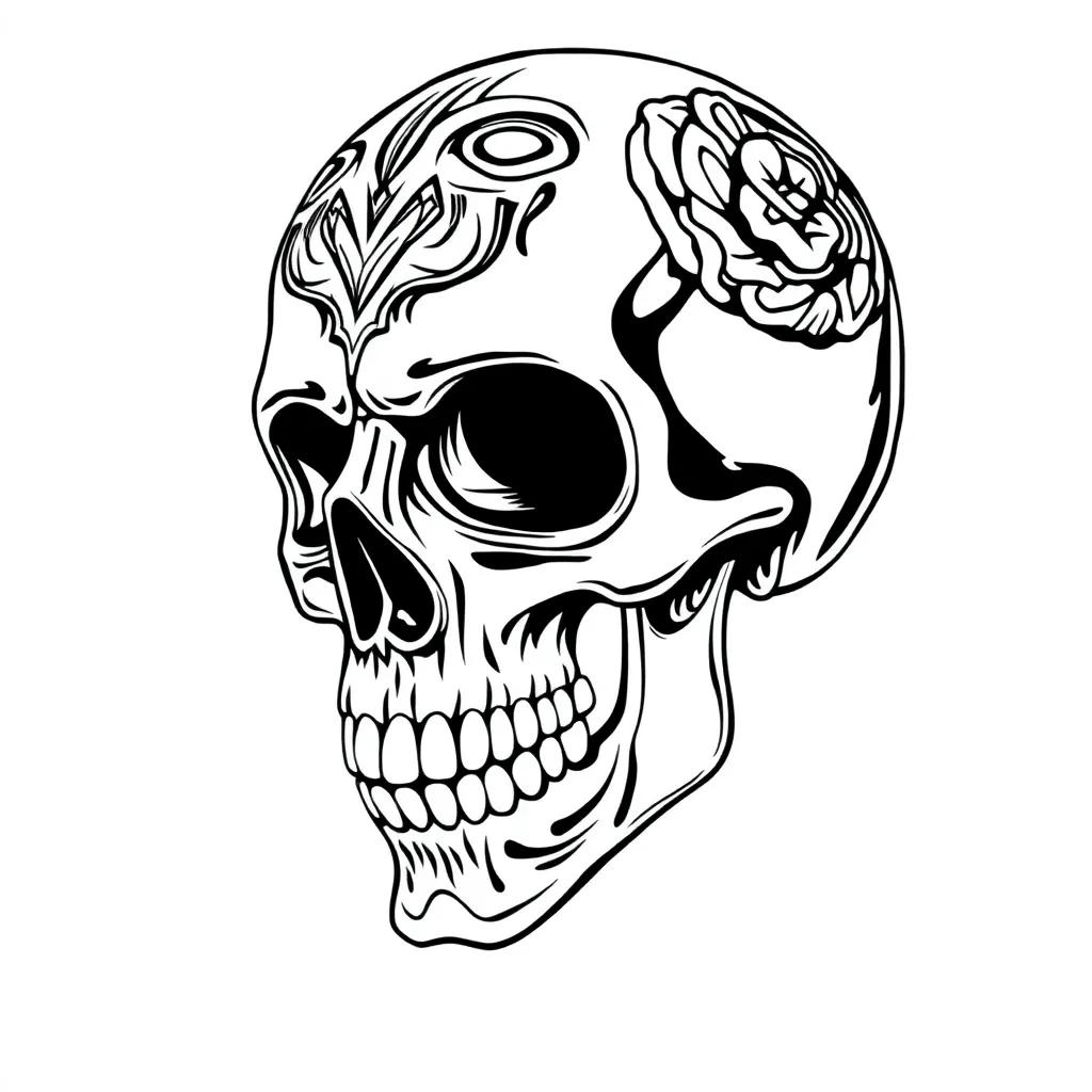 Skull Coloring Pages Free Skull Coloring Pages Free