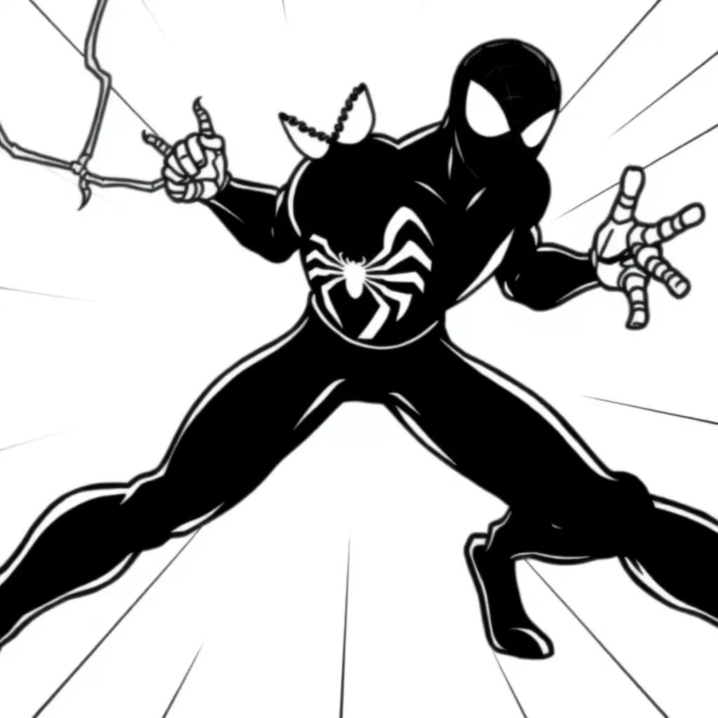 Spider Verse Coloring Page