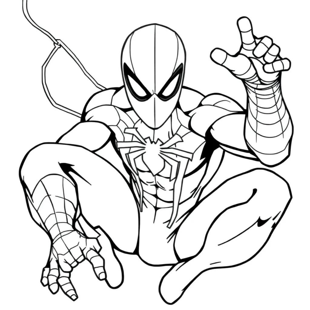 Spider Man Free Printable Coloring Pages