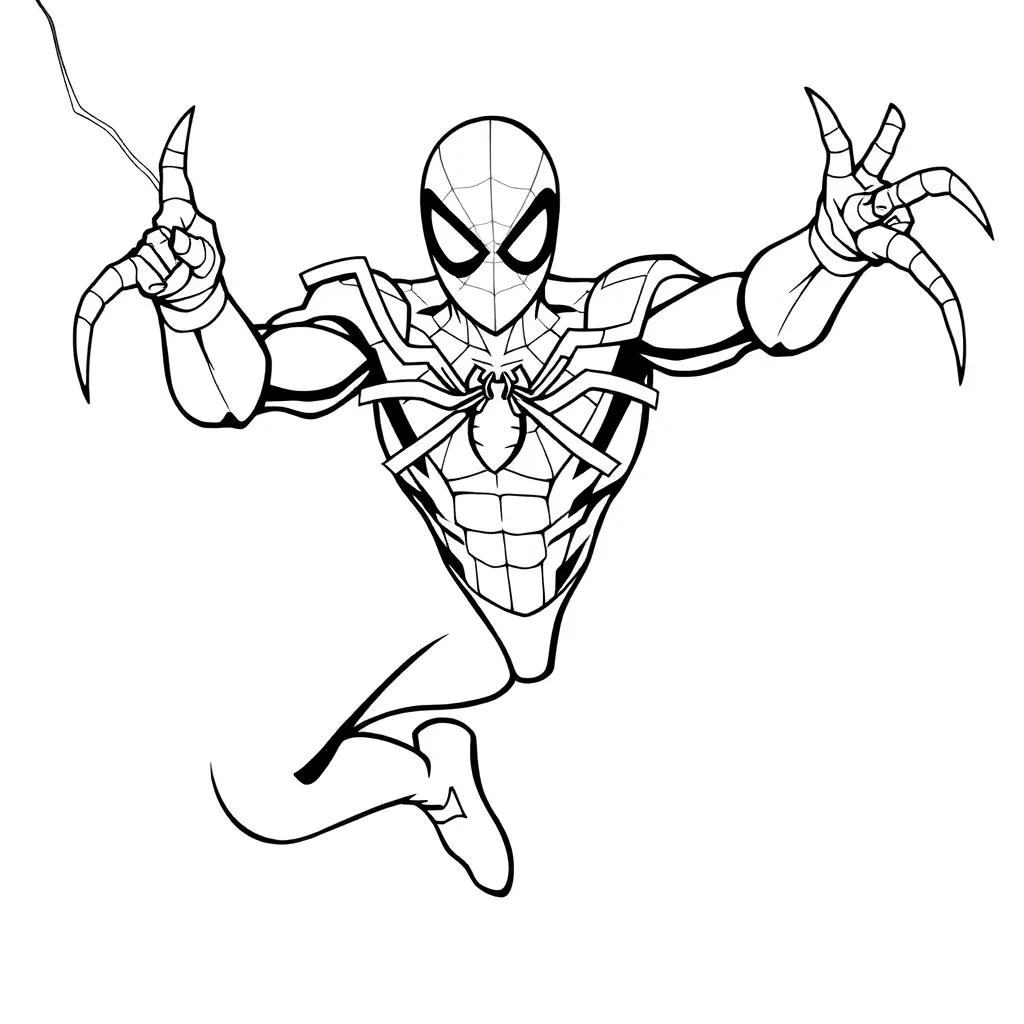 Spidey Coloring Pages Free