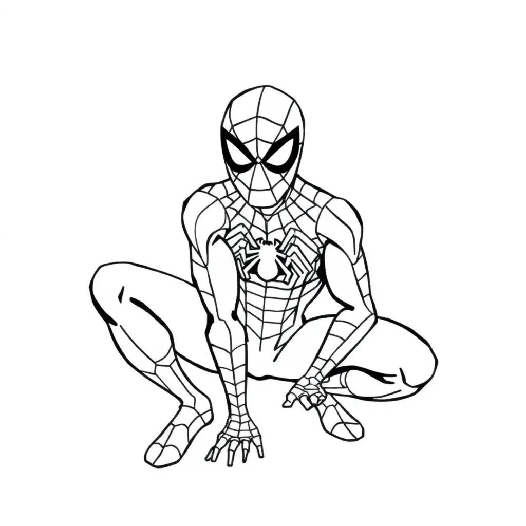 Spidey Friends Coloring Pages