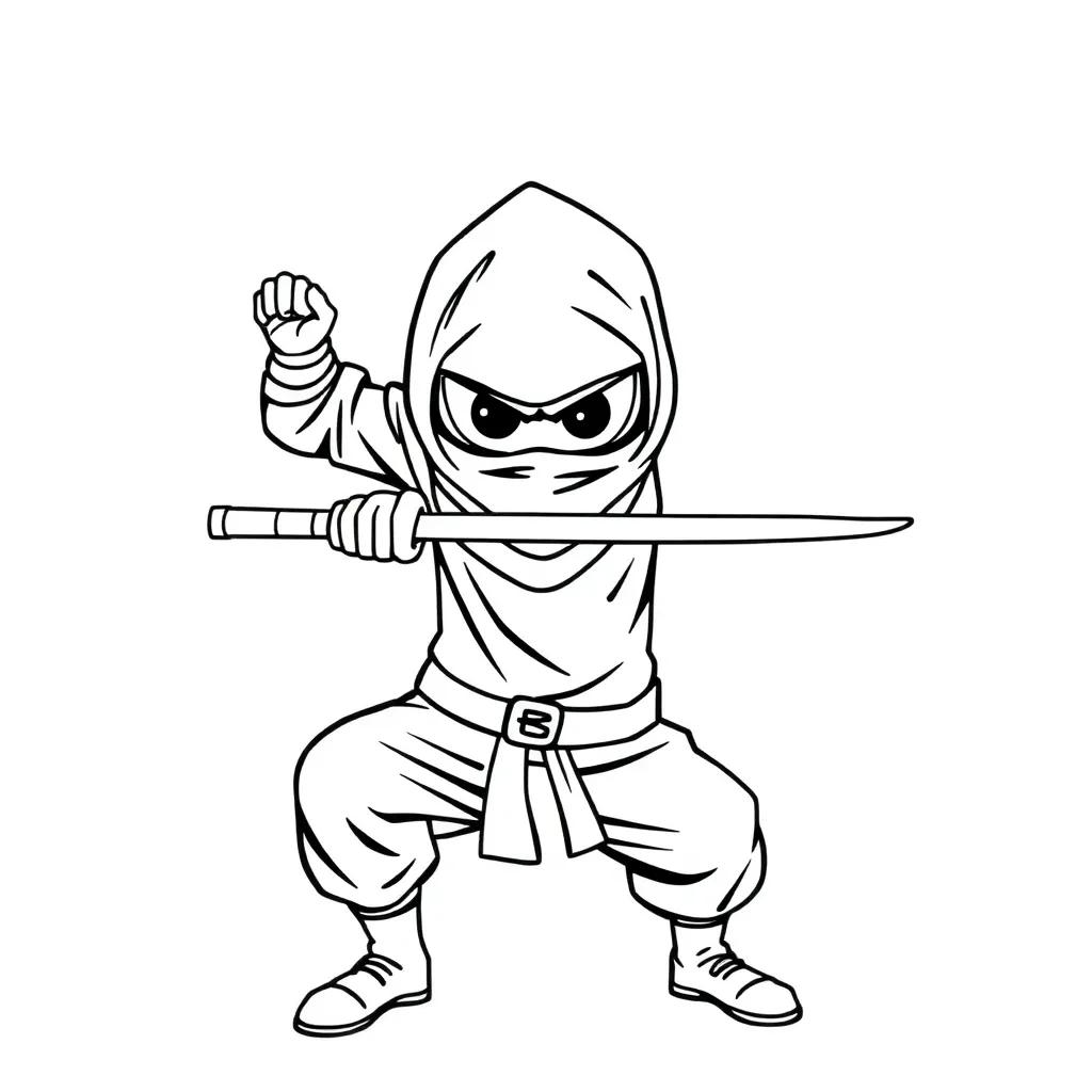 Spy Ninja Coloring Pages