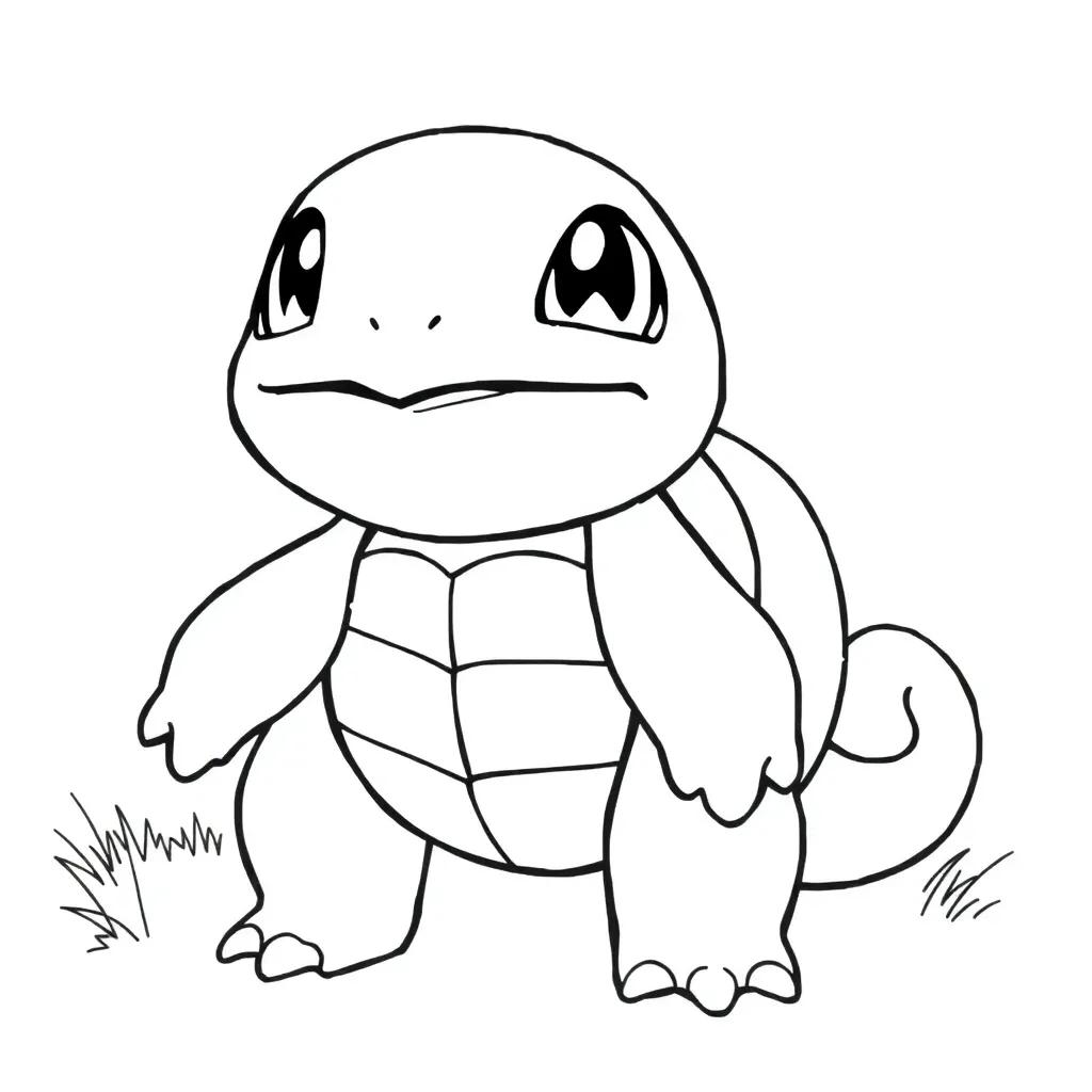 Squirtle Pokemon Coloring Page