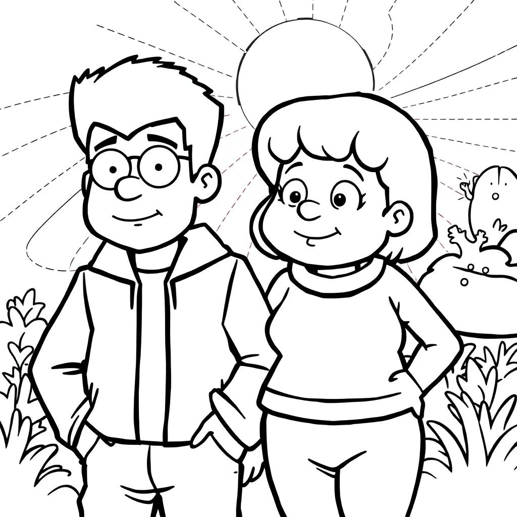 Steve And Maggie Coloring Pages Steve And Maggie Coloring Pages
