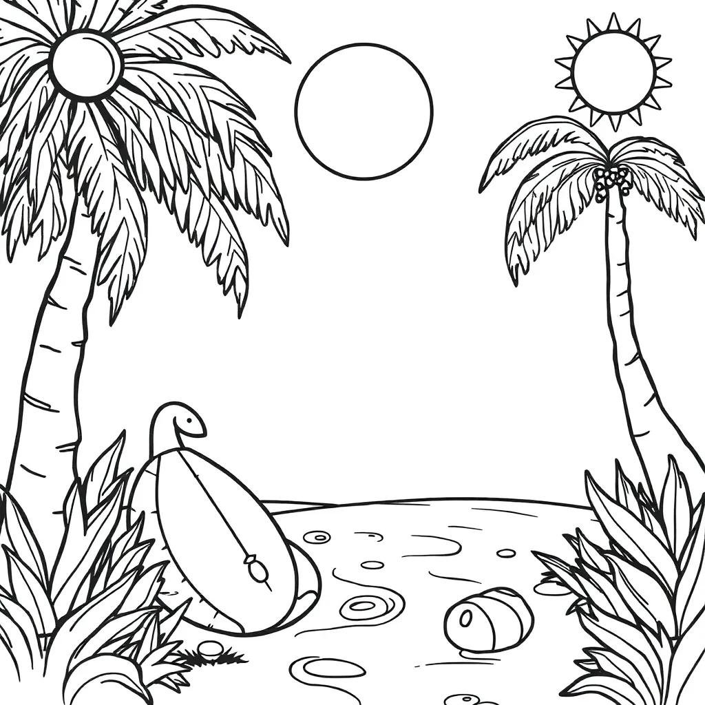 Summer Coloring Pages Kids Summer Coloring Pages Kids