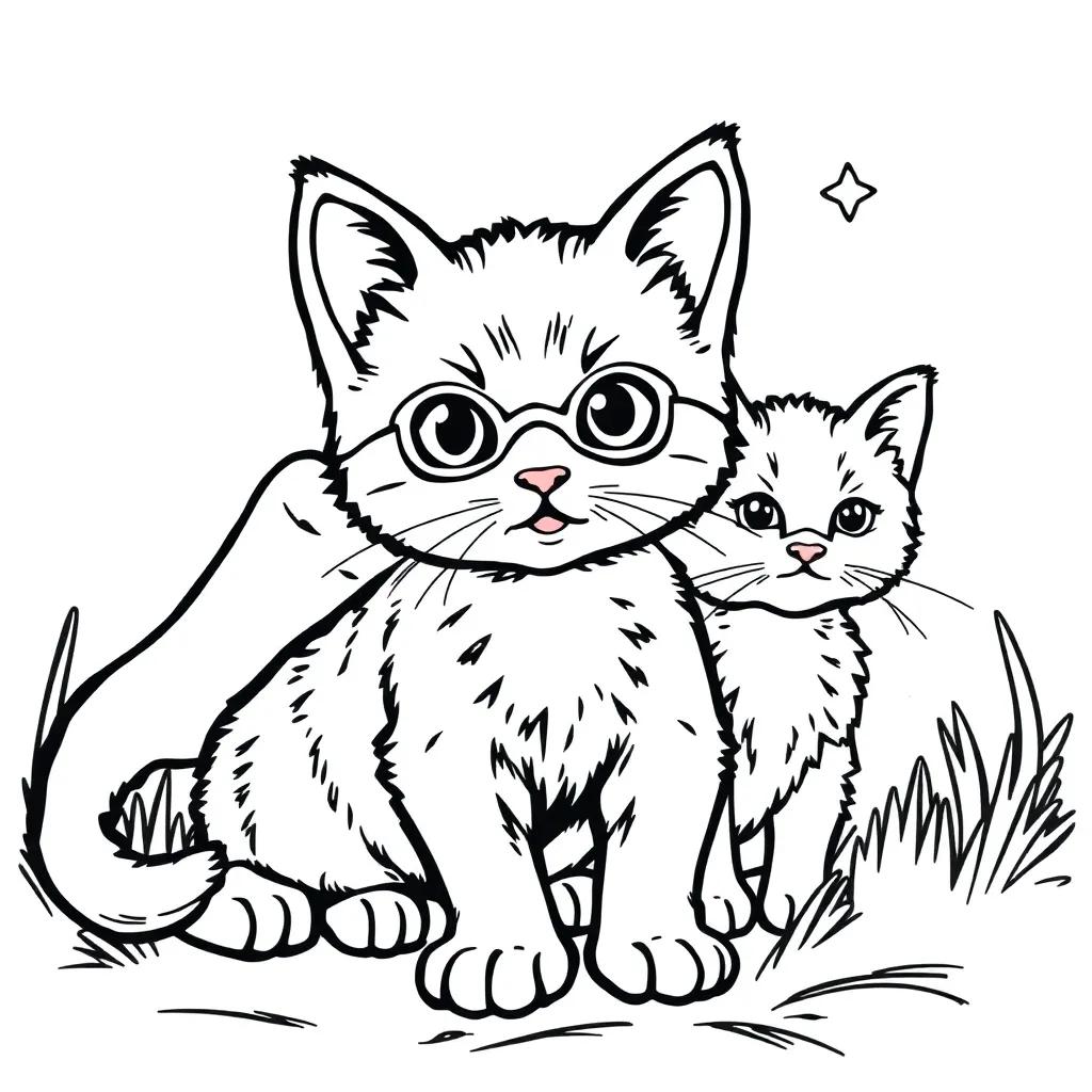 Super Kitties Coloring Pages Printable Super Kitties Coloring Pages Printable