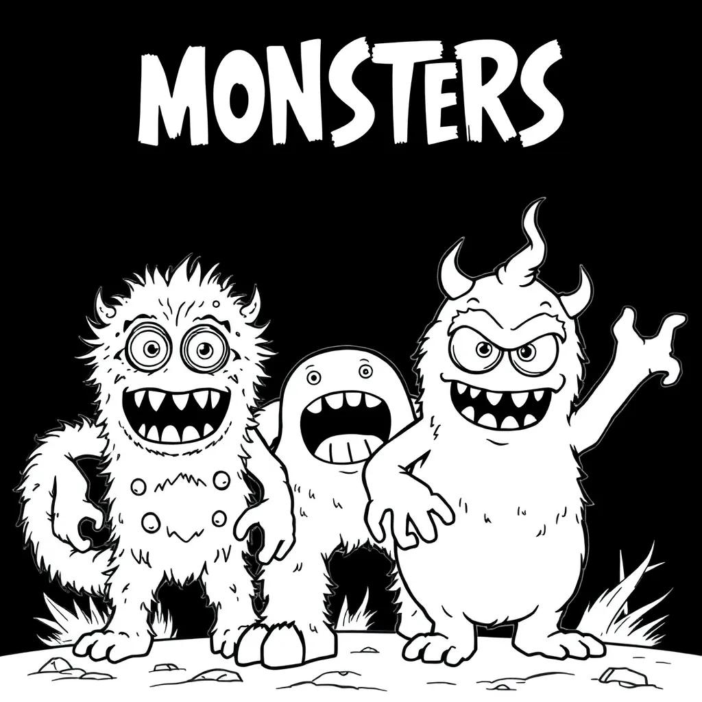 Super Monsters Coloring Pages
