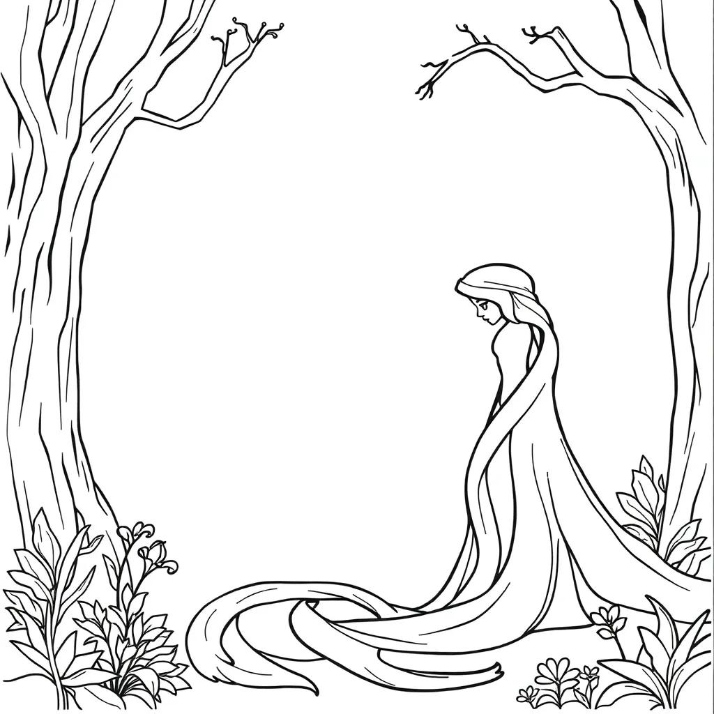 Tangled Coloring Pages Printable