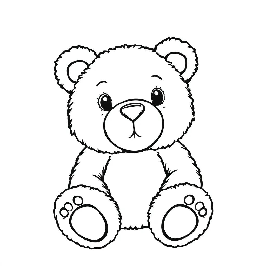 Teddy Bear Coloring Pages Free