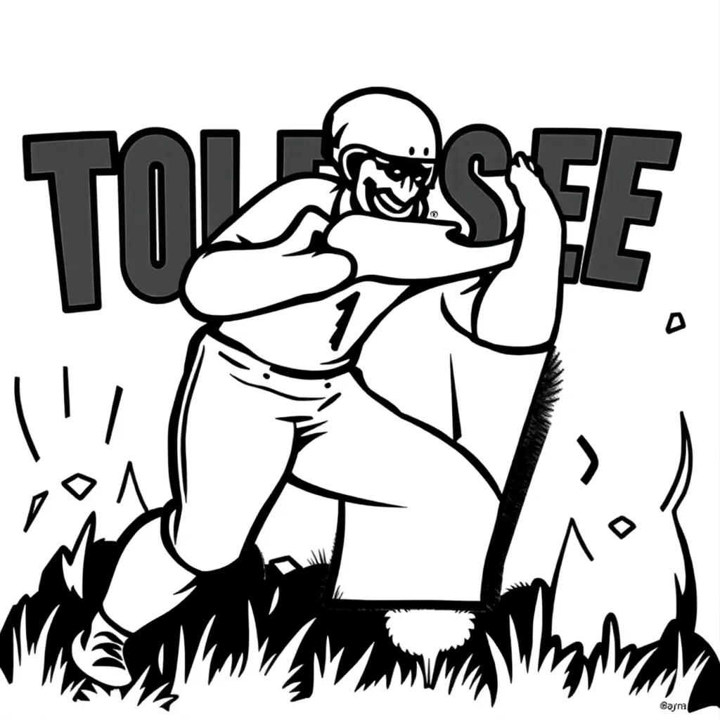 Tennessee Volunteers Coloring Pages
