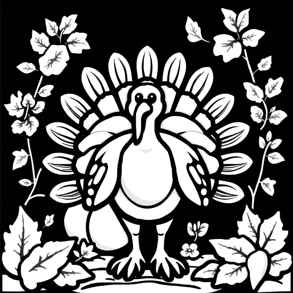 Thanksgiving Coloring Pages By Number