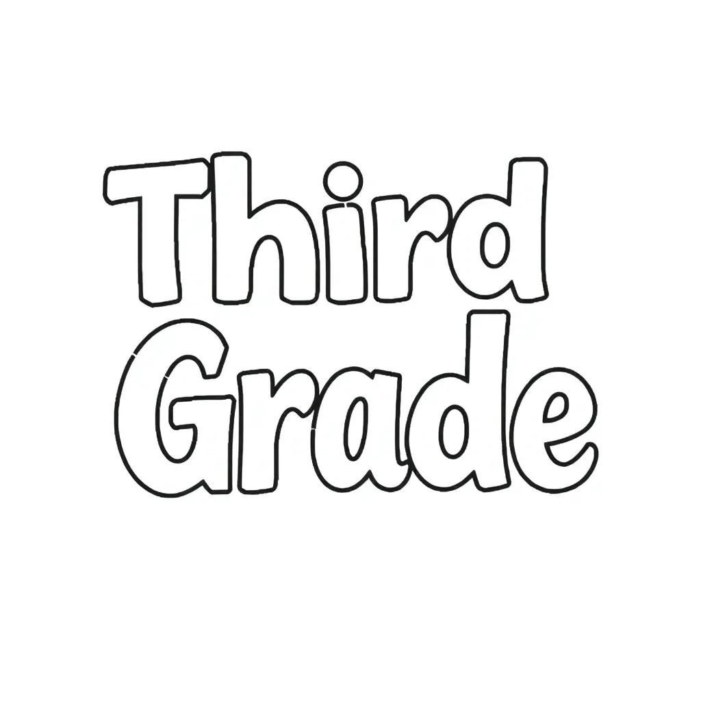 Third Grade Coloring Pages