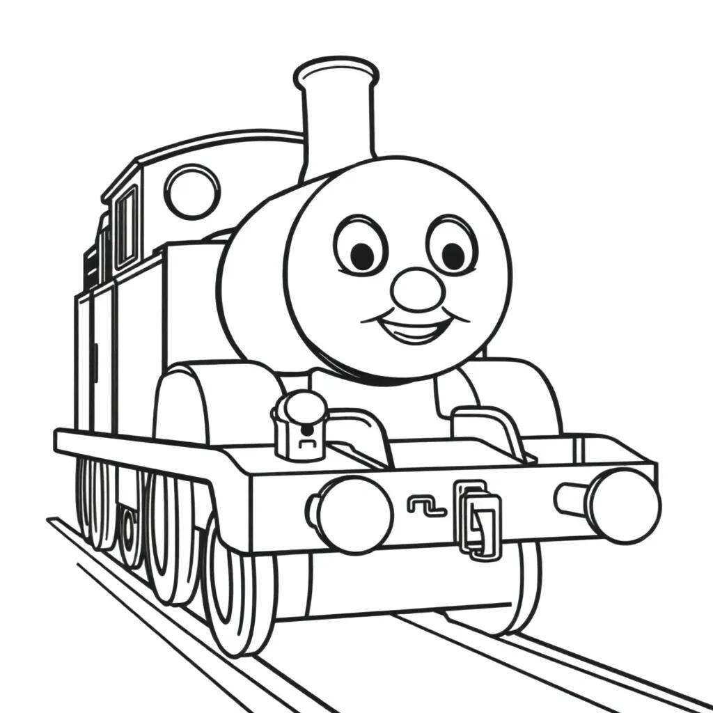 Thomas Coloring Pages Free