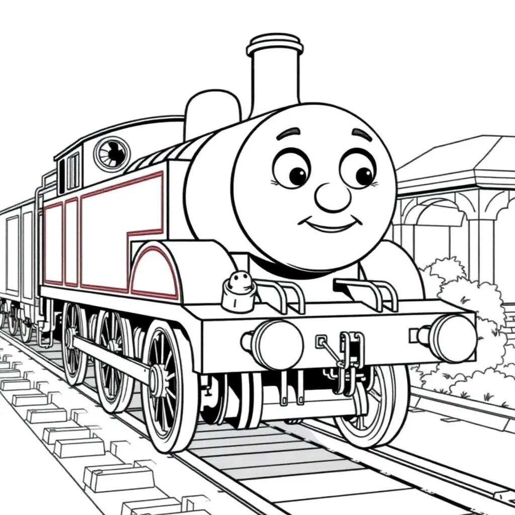 Thomas And Friends Coloring Pages Thomas