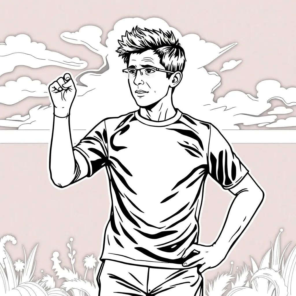 Tom Holland Coloring Pages