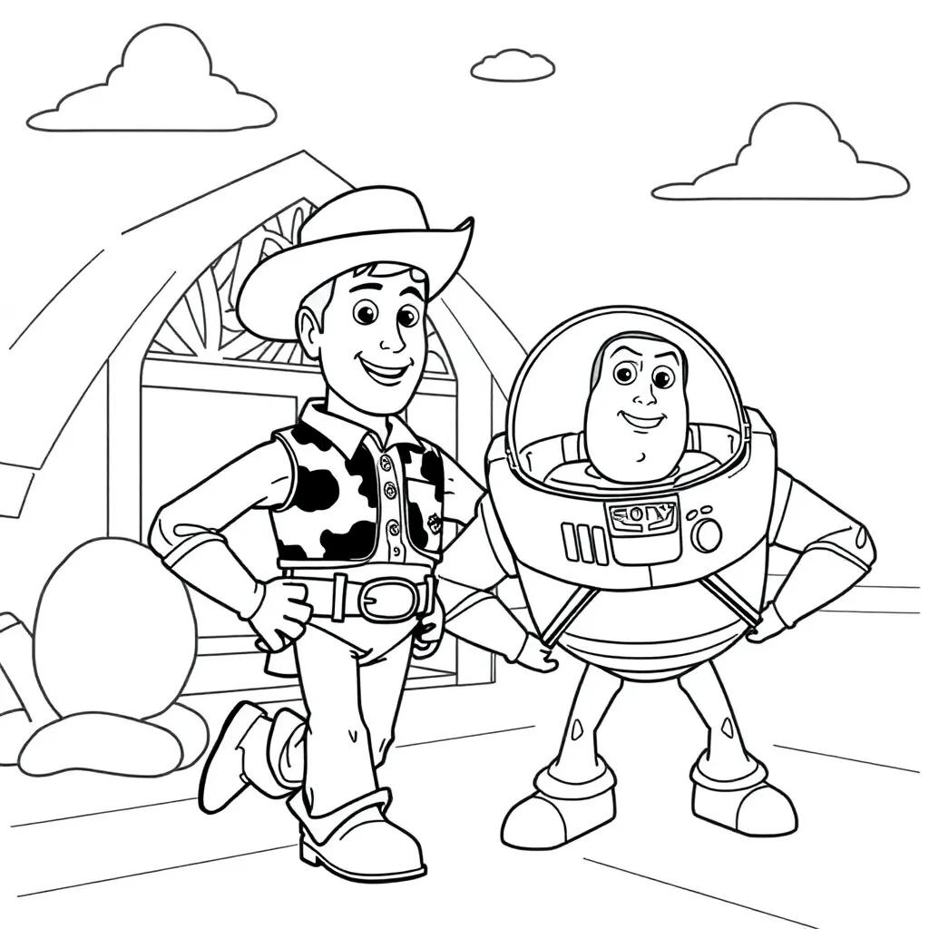 Toy Story 3 Coloring Book Pages