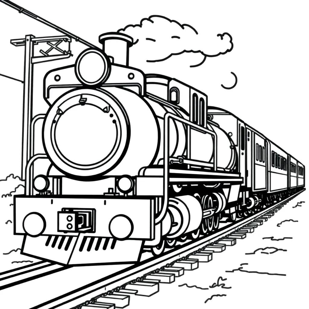 Train Eater Coloring Page